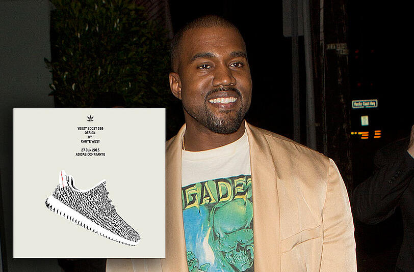 Kanye West bringt zusammen mit Adidas den neuen "Yeezy Boost 350" raus.