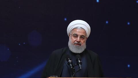 Irans Präsident Ruhani fordert eine Aufhebung der Sanktionen.