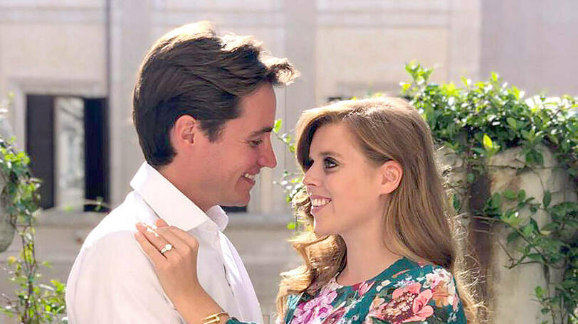 Prinzessin Beatrice mit ihrem künftigen Ehemann Edoardo Mapelli Mozzi