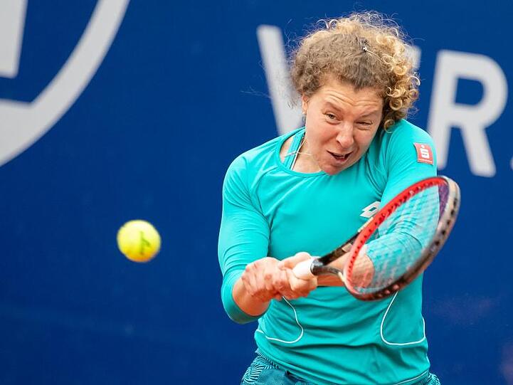 Tennisspielerin Anna-Lena Friedsam in Aktion. Foto: Daniel Karmann