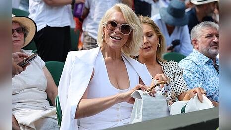 Hannah Waddingham &uuml;berzeugte bei ihrem Auftritt in Wimbledon.