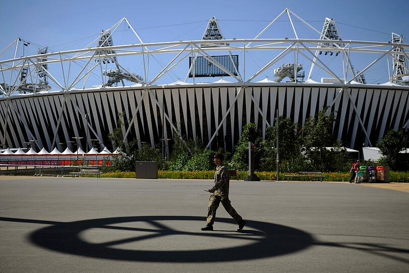Am Freitag starten die Olympischen Spiele 2012 in London. Der Schatten auf dem Bild stellt das "Peace-Zeichen" dar. Mögen es friedliche Spiele werden.