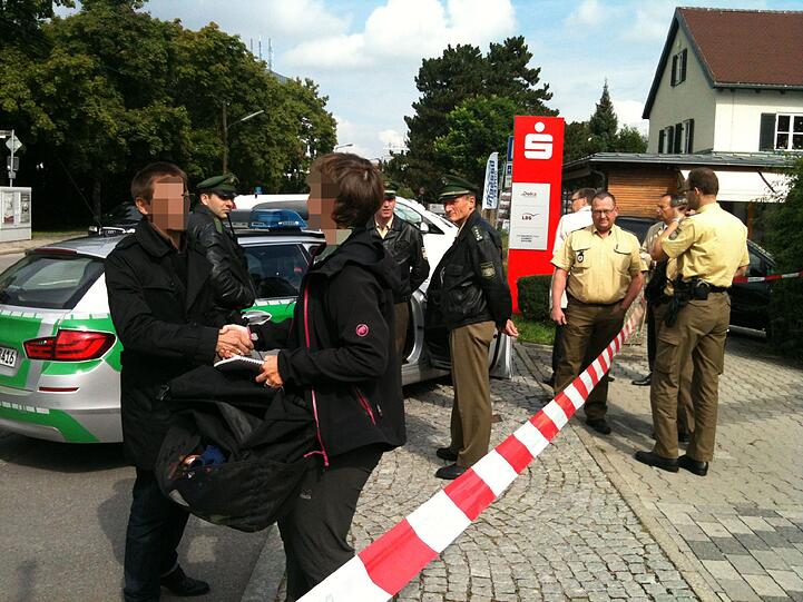 ...nach dem Flüchtigen.