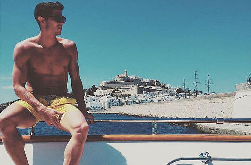 Super entspannt: Robert Lewandowski.