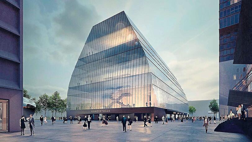 So könnte es in etwa ausschauen, das neue Konzerthaus im Werksviertel hinter dem Ostbahnhof. So könnte es in etwa ausschauen, das neue Konzerthaus im Werksviertel hinter dem Ostbahnhof.