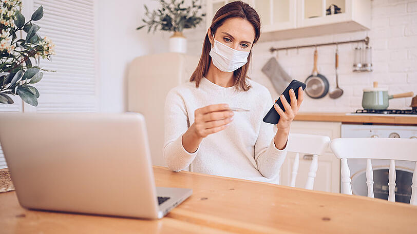 Mit der "Corona-Datenspende"-App erhofft sich das Robert Koch-Institut wichtige Erkenntnisse im Kampf gegen das Virus.