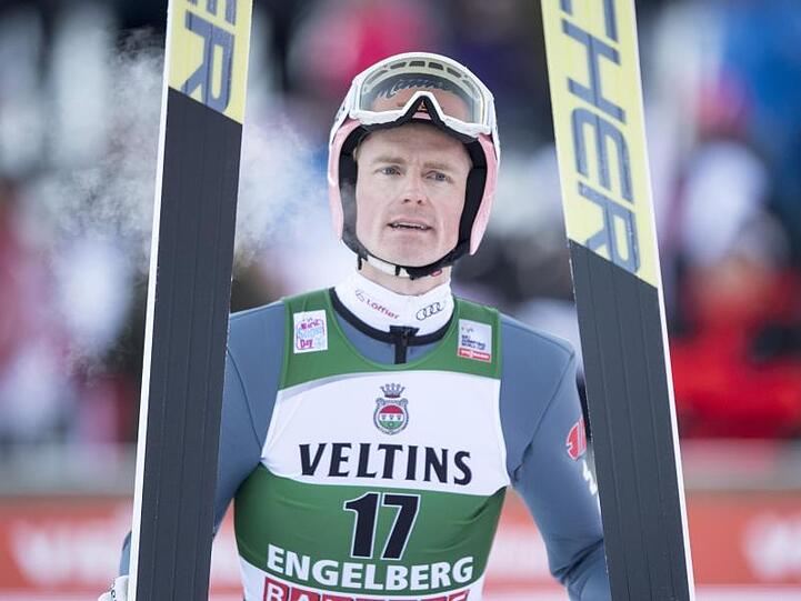 Severin Freund schied in Engelberg schon im ersten Durchgang aus.