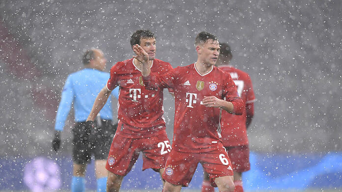 Bei Joshua Kimmich gingen gegen PSG zwischenzeitlich die Gäule durch.