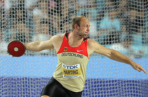 Robert Harting und der große Wurf: wieder Gold im Diskus.