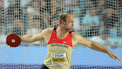 Robert Harting und der große Wurf: wieder Gold im Diskus. Robert Harting und der große Wurf: wieder Gold im Diskus.