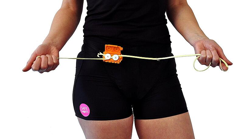 Die "Safe Shorts" soll sexuelle Übergriffe auf Frauen verhindern. Die "Safe Shorts" soll sexuelle Übergriffe auf Frauen verhindern.