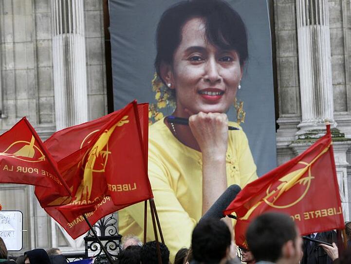 Große Freude über die Freilassung von Aung San Suu Kyi