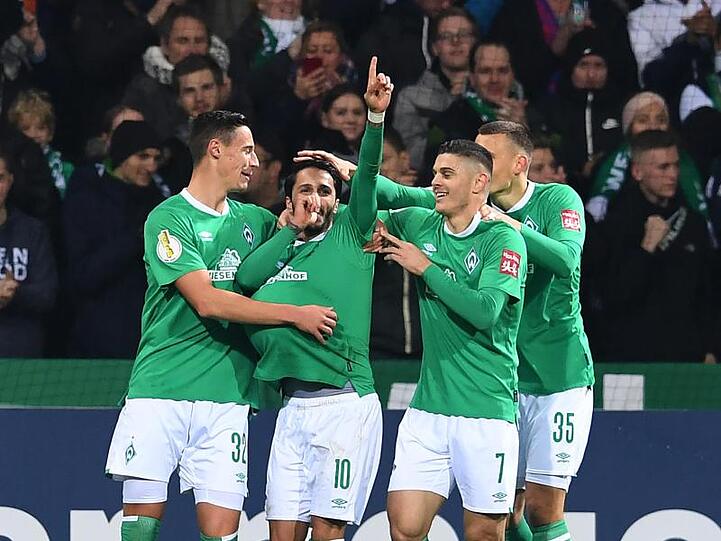 Ohne große Probleme konnte sich Werder Bremen gegen Zweitligist Heidenheim behaupten.