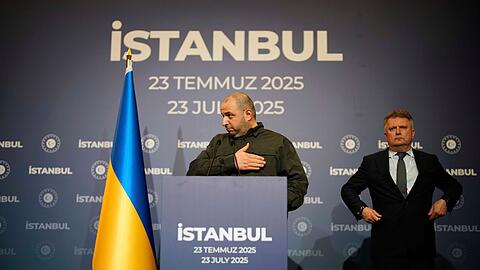 Umjerow führte ab Mai für die Ukraine Verhandlungen mit Russland und soll auch nun wieder einen Gefangenenaustausch vermitteln. (Archivbild)