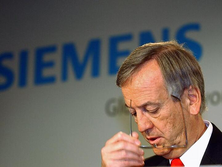 Unter Druck: Ex-Siemens-Boss Heinrich von Pierer