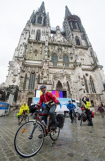 Bilder vom Katholikentag in Regensburg.