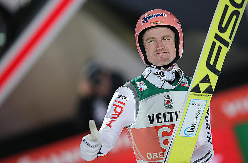 Severin Freund belegte bei der Qualifikation in Oberstdorf den zweiten Platz.
