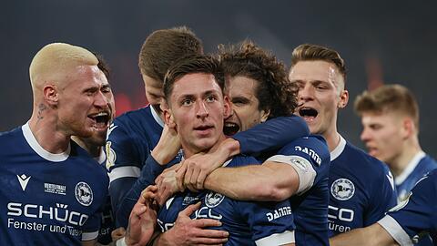 Großer Kampf, tolle Tore: Die Arminia will auch gegen Leverkusen wieder jubeln.