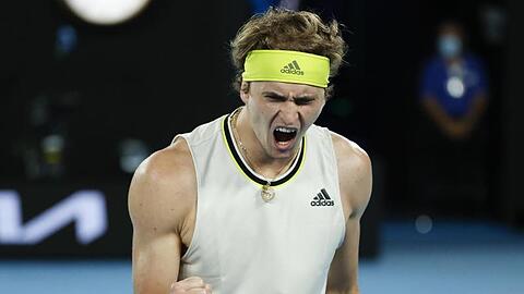 Hat es bei den Australian Open in Runde drei geschafft: Alexander Zverev.