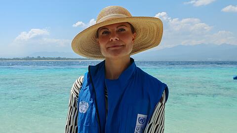 Kronprinzessin Victoria besuchte am 6. September die Insel Gili Meno. Die Abschlusstermine in Jakarta wurden gestrichen.