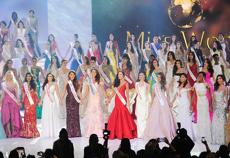 Das Finale der "Miss World" fand in London statt.