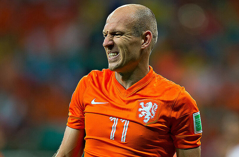 Arjen Robben war mit der niederländischen Auswahl in der EM-Qualifikation überraschend unter anderem an Island gescheitert.