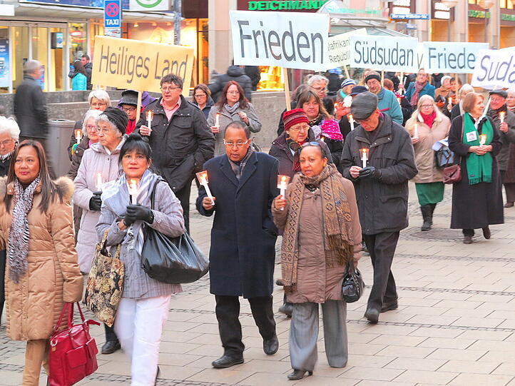 Die Demo findet jedes Jahr ...