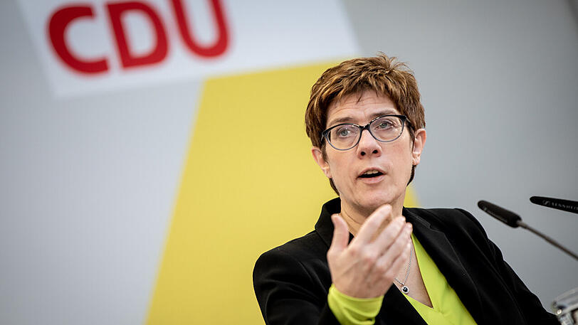 Annegret Kramp-Karrenbauer hatte im Dezember Angela Merkel als Vorsitzende der CDU abgelöst.