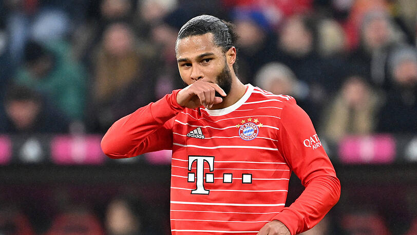 Auch Serge Gnabry machte nicht sein bestes Spiel im Bayern-Trikot Auch Serge Gnabry machte nicht sein bestes Spiel im Bayern-Trikot