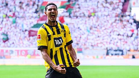 Kann sich am Samstag mit dem BVB die Meisterschale sichern. Dortmund-Stürmer Sébastien Haller.