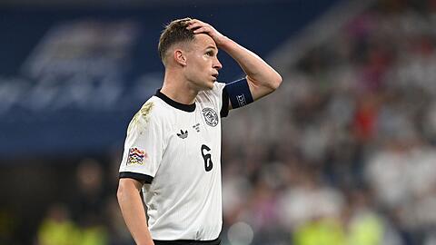 Frust statt Finale: Joshua Kimmich nach seinem 100. Länderspiel.