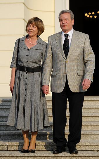 Gauck und seine Lebensgefährtin Daniela Schadt.