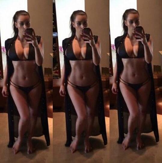 Mehr Bilder von Kim Kardashian und Kanye West...