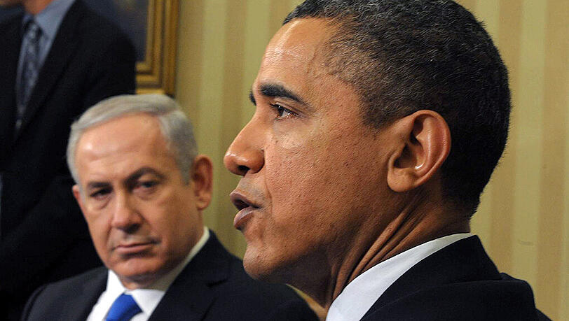 Unterschiedlicher Meinung: US-Präsident Barack Obama und der israelische Ministerpräsident Benjamin Netanjahu. Unterschiedlicher Meinung: US-Präsident Barack Obama und der israelische Ministerpräsident Benjamin Netanjahu.