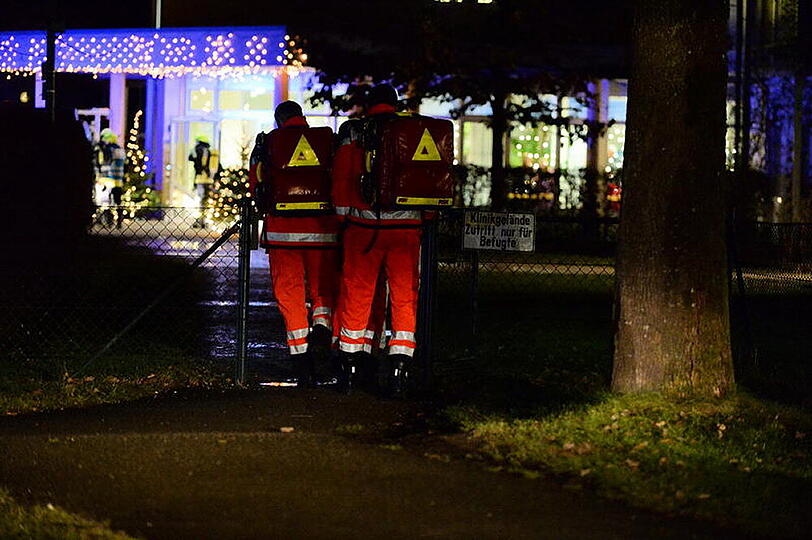 Feueralarm in der Alpenhof-Klinik - die Bilder vom Einsatz.
