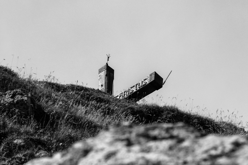 Vom Berg noch knapp verborgen: die Große Laugenspitze (2.434 Meter) im Ultental.