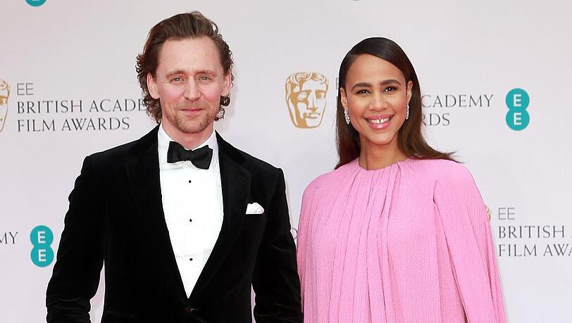 Tom Hiddleston und Zawe Ashton bei den British Academy Film Awards 2022 in der Royal Albert Hall in London.