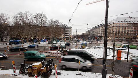 Am Sendlinger Tor sollen es Radfahrer künftig wesentlich sicherer und bequemer haben.