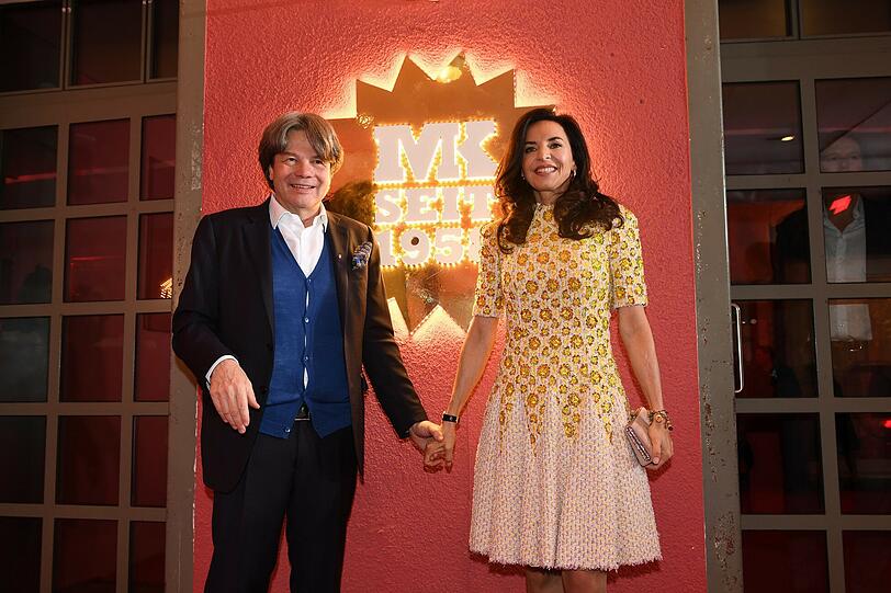 Die Gastgeber: Michael Käfer mit seiner Ehefrau.