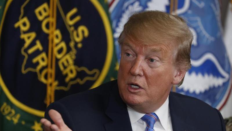 US-Präsident Trump Anfang April während eines Geprächs über Einwanderung und Grenzsicherheit. US-Präsident Trump Anfang April während eines Geprächs über Einwanderung und Grenzsicherheit.