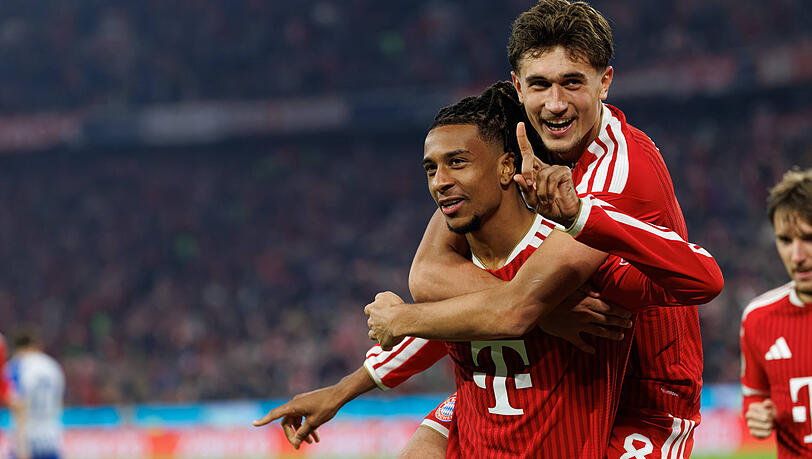 Traf traumhaft für den FC Bayern: Michael Olise. Traf traumhaft für den FC Bayern: Michael Olise.