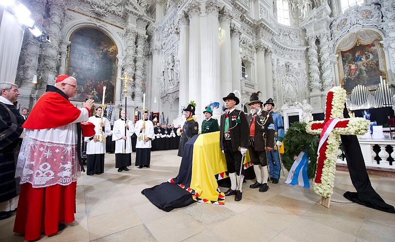 Erzbischof Reinhard Marx zelebrierte am Morgen das Requiem in der Kirche.