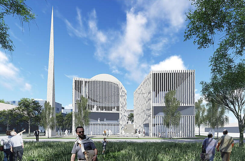 Rund 30 Millionen Euro soll das geplante Islamzentrum an der Dachauer Straße kosten - mit illuminiertem Minarett, Moschee, Gemeindezentrum und einem öffentlichen Platz. Allein für das Grundstück sind angeblich rund 4,4 Millionen Euro fällig.