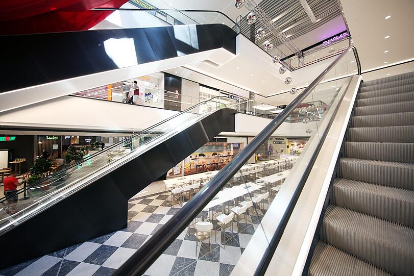Forum Schwanthalerhöhe: Blick in das neue Shopping-Quartier im Westend.