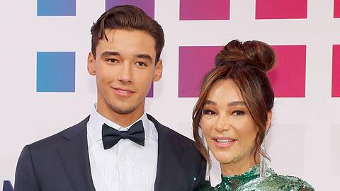 Gern gesehene Red-Carpet-Gäste: Diego Pooth und seine Mutter Verona Pooth.