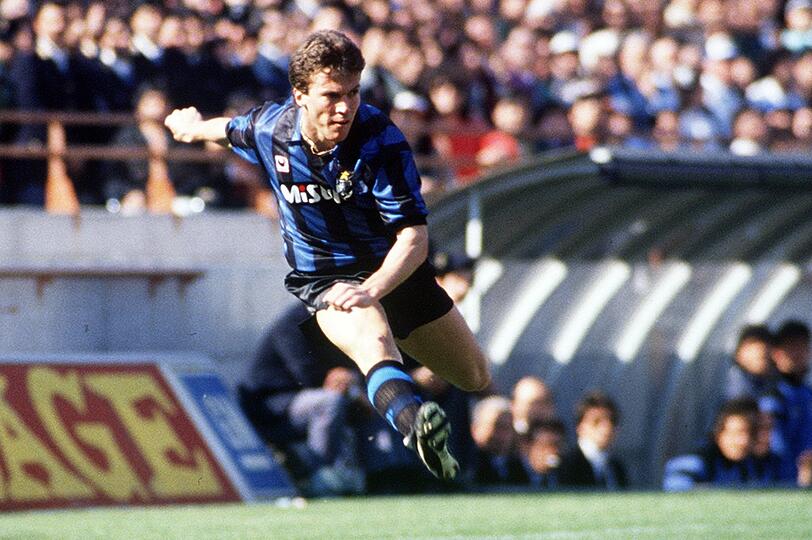 Rekord-Nationalspieler der deutschen Nationalmannschaft: Lothar Matthäus (hier im Dress von Inter Mailand).