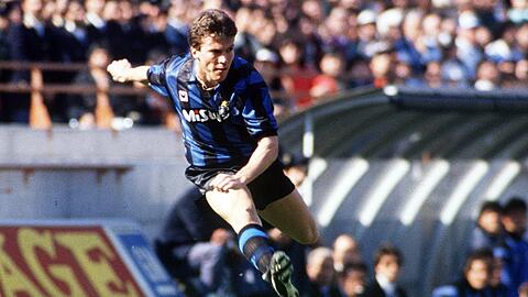 Rekord-Nationalspieler der deutschen Nationalmannschaft: Lothar Matthäus (hier im Dress von Inter Mailand).