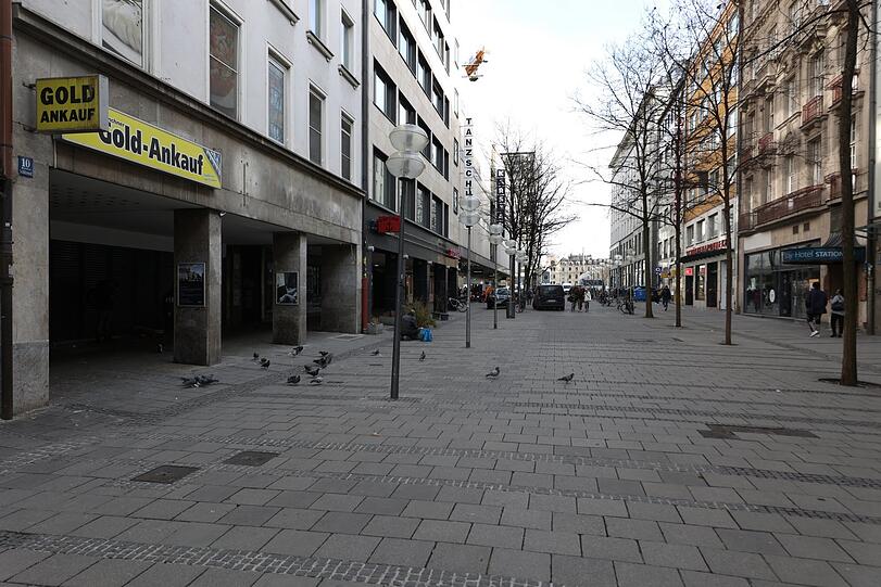 Wenig los in der Schützenstraße: Sie wird auf Jahre zur Großbaustelle.