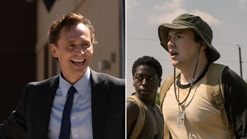Zwei Stephen-King-Verfilmungen mit höchst unterschiedlicher Tonalität: "The Life of Chuck" mit Tom Hiddleston (l.) und "The Long Walk".