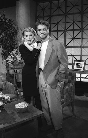 Joan Rivers und Jason Priestley.